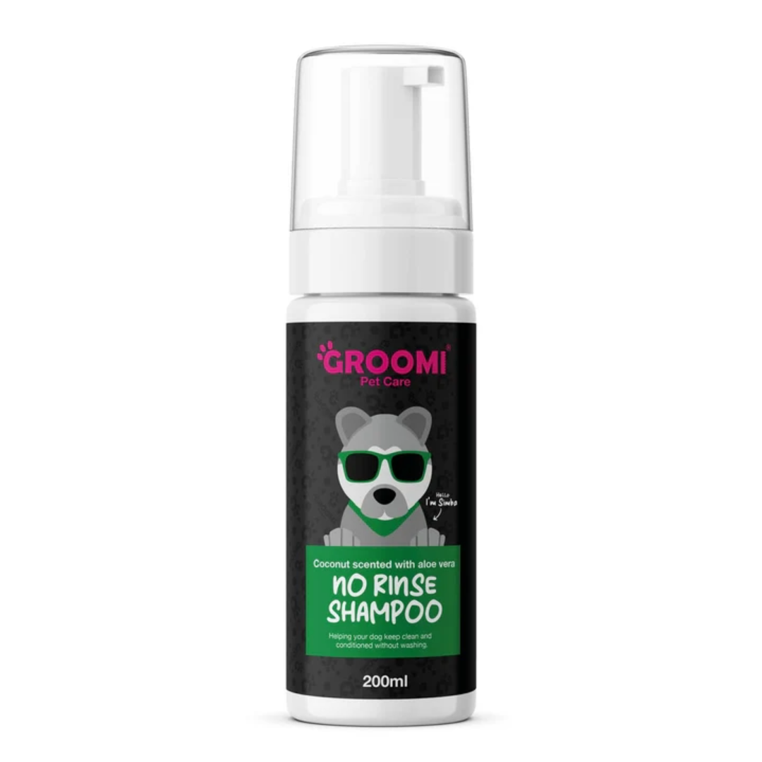 Groomi No Rinse Dog Dog Shampoo 200ml