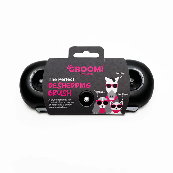 Groomi Deshedding Brush 2.0 - Black