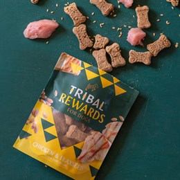 Tribal Rewards Chicken & Flaxseed Dog Treats - 125g